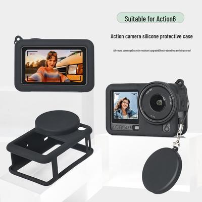 Силиконовый защитный чехол Qiye для DJI Osmo Action 6 - Защита от царапин и падений