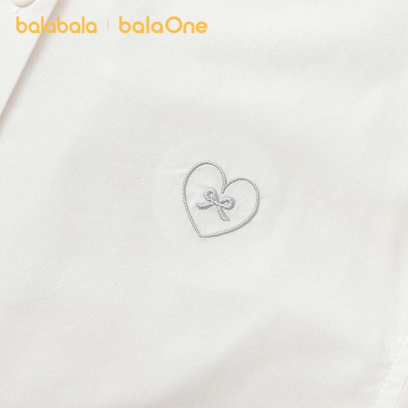 Клетчатая рубашка с длинным рукавом для девочек Balabala