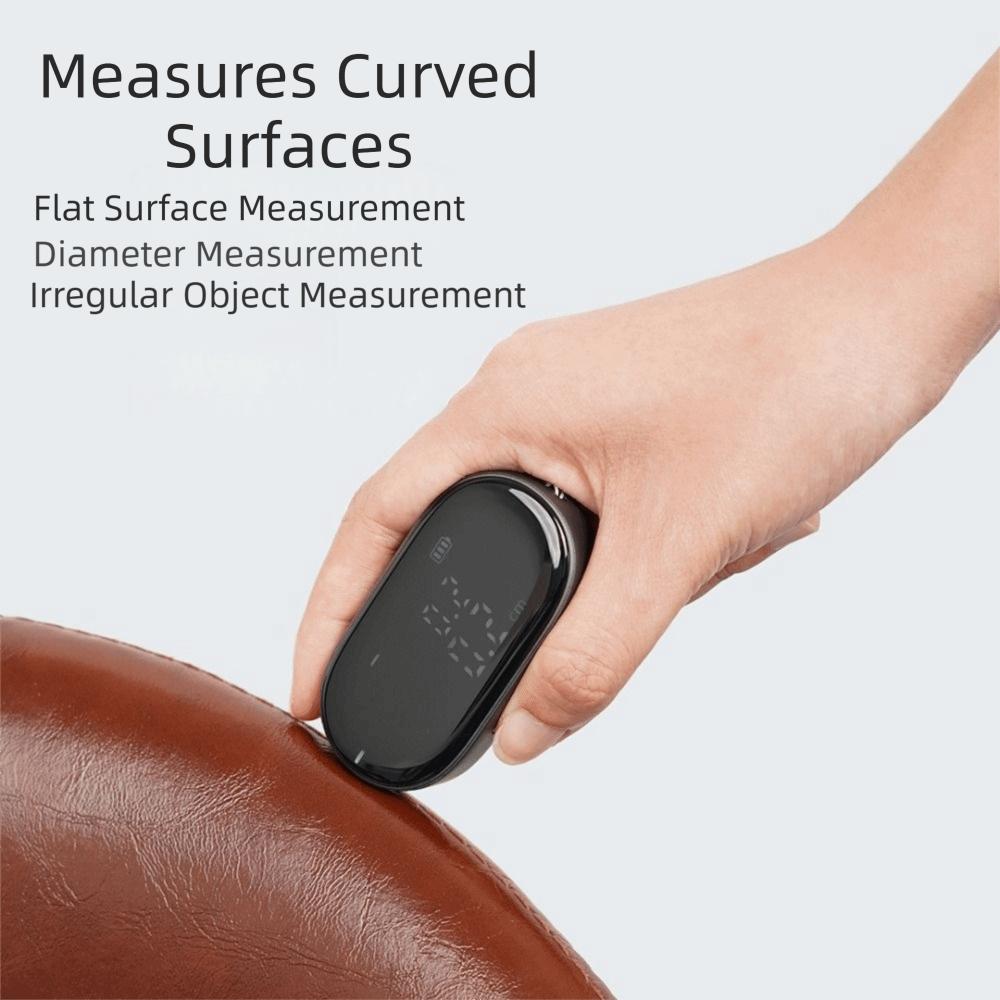 Mini Size Digital Wheel Tape Measure High Accuracy Type-C Rechargeable Tape Ruler Hand Tool Use