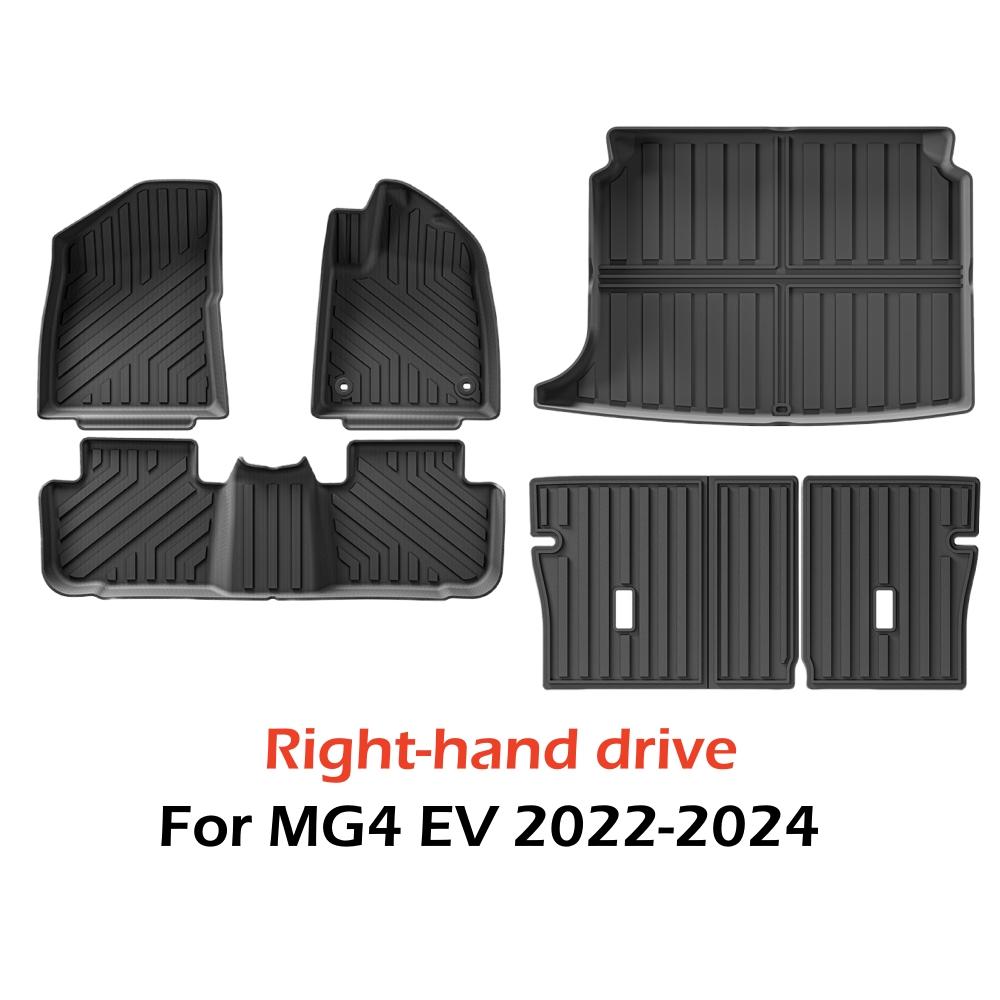 Коврики из термопластичного эластомера подходят для MG4 EV 2025-2025 с левым рулем и правым рулем. Напольные коврики из термопластичного эластомера для всех погодных условий.