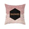 Geometric Sofa Pillow Cover Peach Skin Creative Home Office Cushion Cover Car Cushion