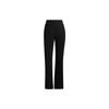 Adidas Originals Trefoil Solid Color Logo Print Elastic Straight Leg Track Pants Women Bottoms Black HY1359