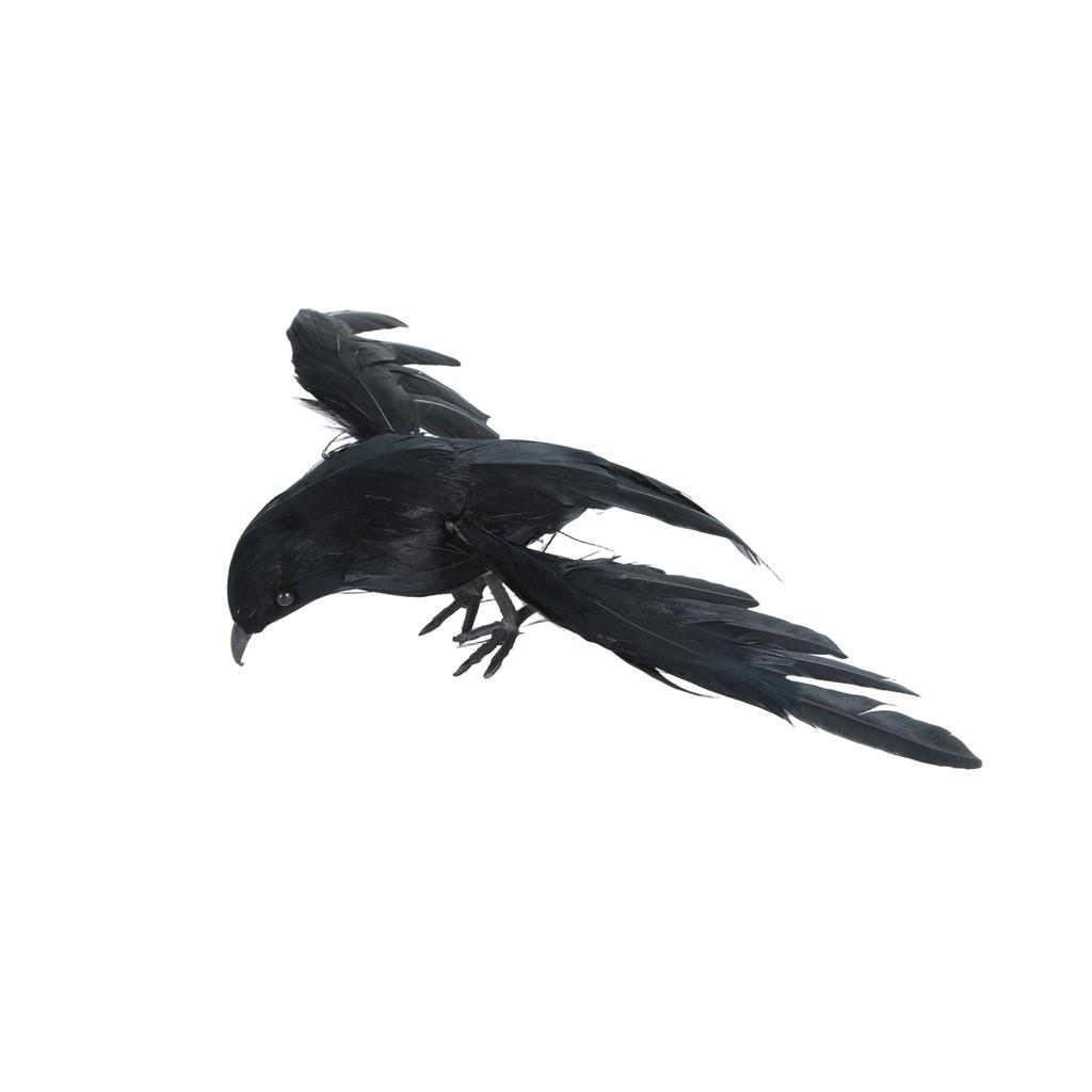 Настольное украшение на Хэллоуин - Реалистичная черная фигурка для праздничного декора