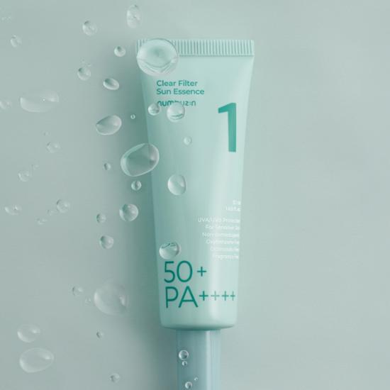 Numbers In No. 1 Clean and Clear Water Film Sun Cream 50ml+50ml Duo Planning (SPF50+PA++++)