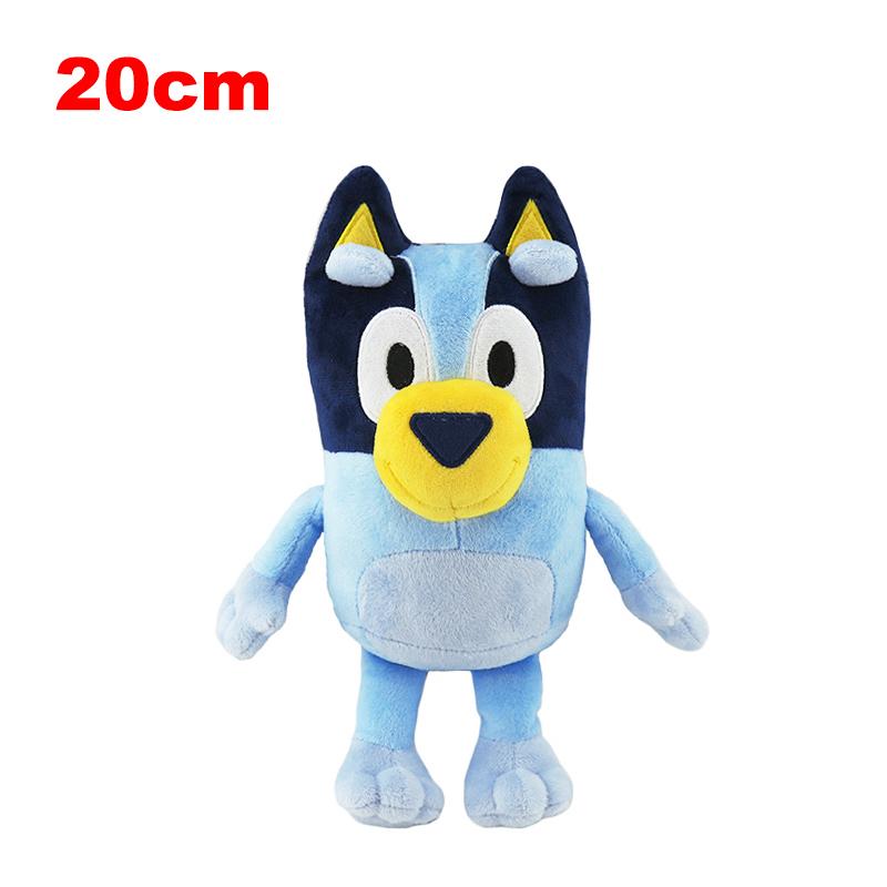20/30CM Bluey And Bingo Plush Dolls Shining Star Eye Bluey Bingo Anime Plush Stuffed Toys Birthday Christmas Gift For Children