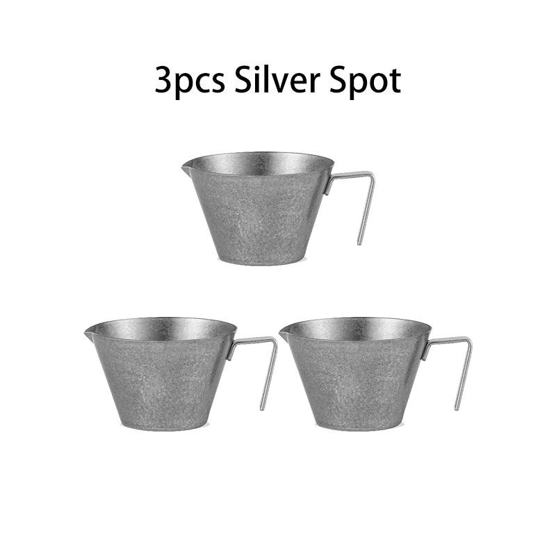 MHW-3BOMBER Нержавеющая сталь Эспрессо Мерная чашка с ручкой 2/3 Упаковка SEspresso Чашки 100 мл Домашние аксессуары для бариста Кофе