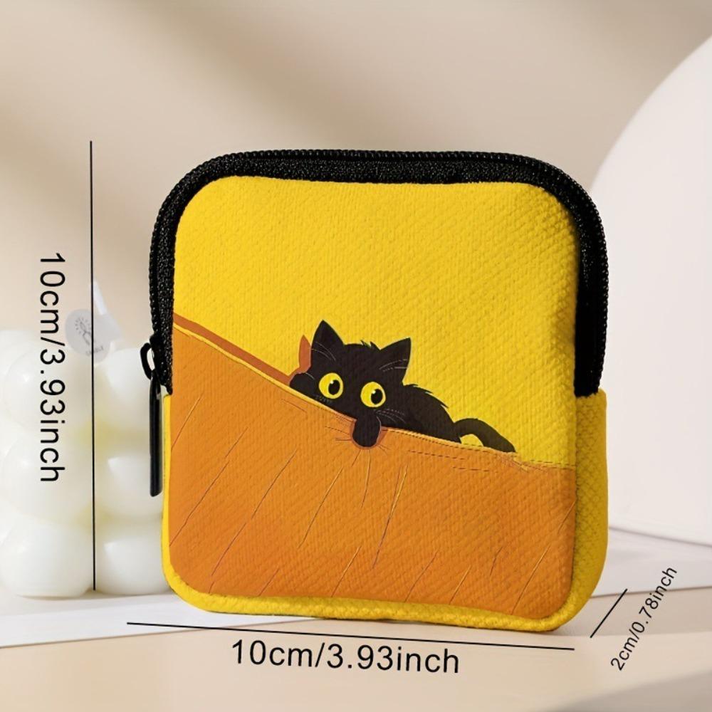 Новый Мини Кошелек для Монет Кошка Собака Принт Прочный Кошелек Легкий Портативный Сумка для Наушников Подарок Друзьям