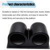 Universal Black 2" 52Mm Dual Hole Gauge Dashboard Pod, ABS Plastic Car Dash Meter Cup Gauge Pod Mount Holder, Fit Most Cars, Trucks, Boats(Two Hole)