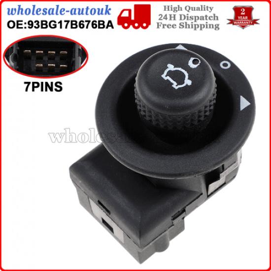 2PCS For Ford C-Max MPV Transit Street Ka Mondeo Fiesta Mirror Adjusting Switch
