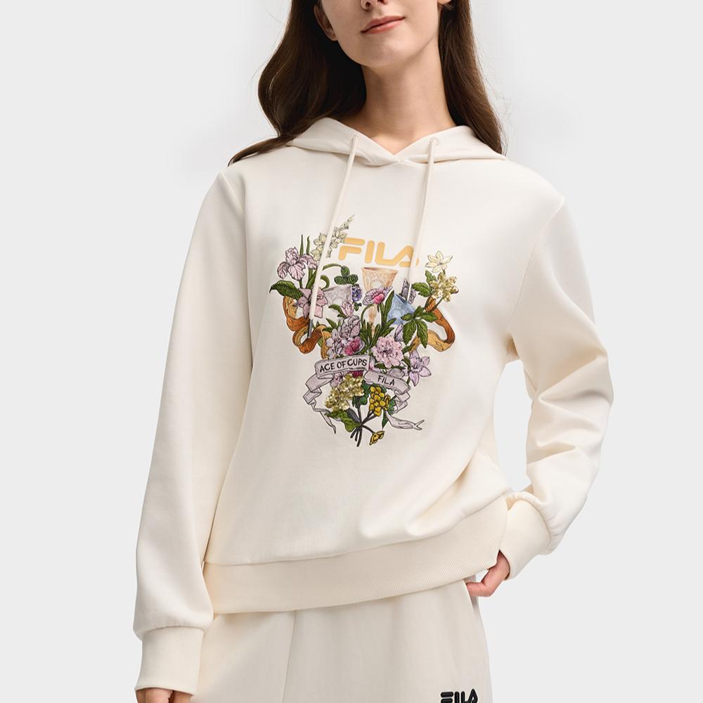 Fila FASHION TROPHY ХУДИ Женские худи Светло-бежевый F11W518214FIV