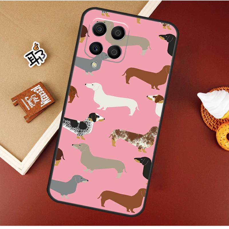 Dachshund Dackel Dog Case For Samsung Galaxy M16 M36 M56 M06 M52 M32 M12 M54 M34 M14 M35 M55 M15 M11 M31 M13 M53