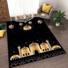 Ethnic Style Printed Crystal Velvet Carpet, AntiRubbing, NonSlip, WearResistant And Easy To Take Care Of, Full Of Living Room Carpet