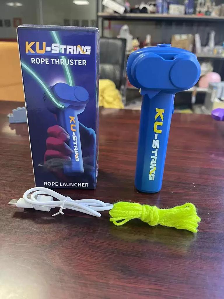 Веревка светится в темноте, пусковая установка для веревки, светящаяся портативная ручная игрушка для снятия стресса для детей, подарок на вечеринку