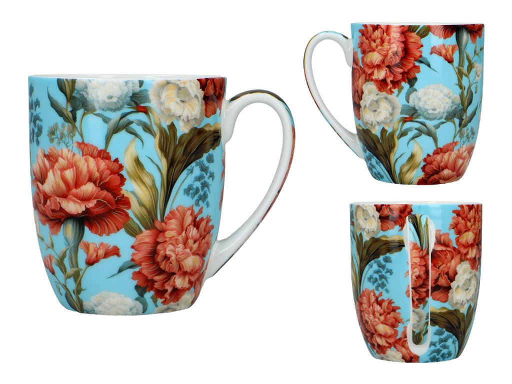 Camio Ceramic Mug Flower Pattern Gift For Her Carmani Painting