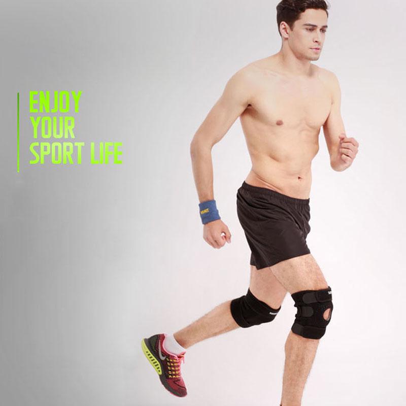 1 шт. регулируемые спортивные тренировочные эластичные наколенники наколенники регулируемый ремень для защиты коленной чашечки