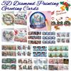 Открытки с алмазной росписью DIY Мозаика из страз Открытки Искусство и ремесла Открытка с благодарностью Рождественские подарки на день рождения