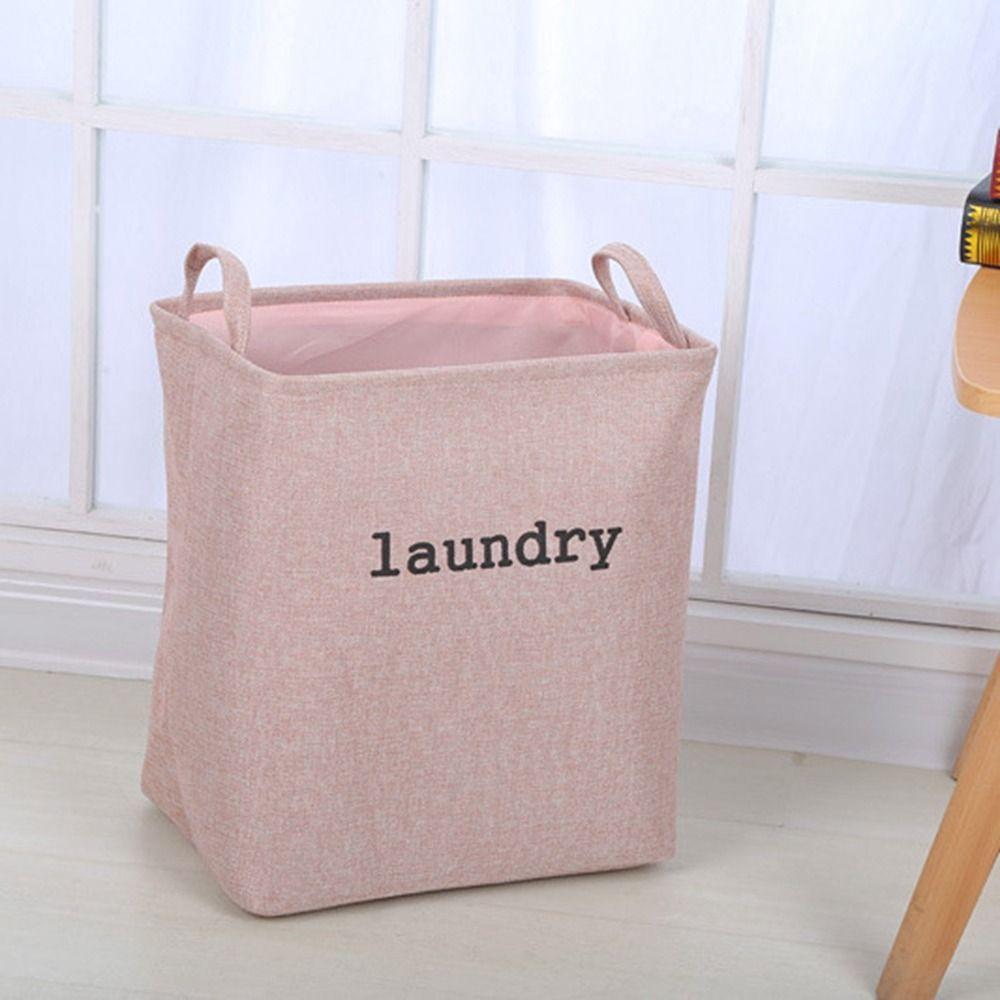EVA Clothes Storage Crate Thick Jute Clothes Storage Basket Portable Toys Organizer for Home