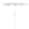 Aktive Rectangular Garden Parasol - Aluminum Pole - Cream Color