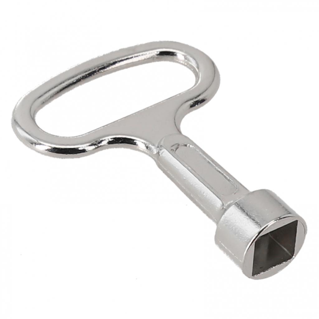 Ключ для отопления, квадратные ключи, ключ для вентиляции отопления, серебристый