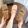 Wind Shoes Flat-soled Single Shoes Women's Spring and Autumn 2025 New Mary Jane Shoes with Skirts Soft-soled Maternity Shoes