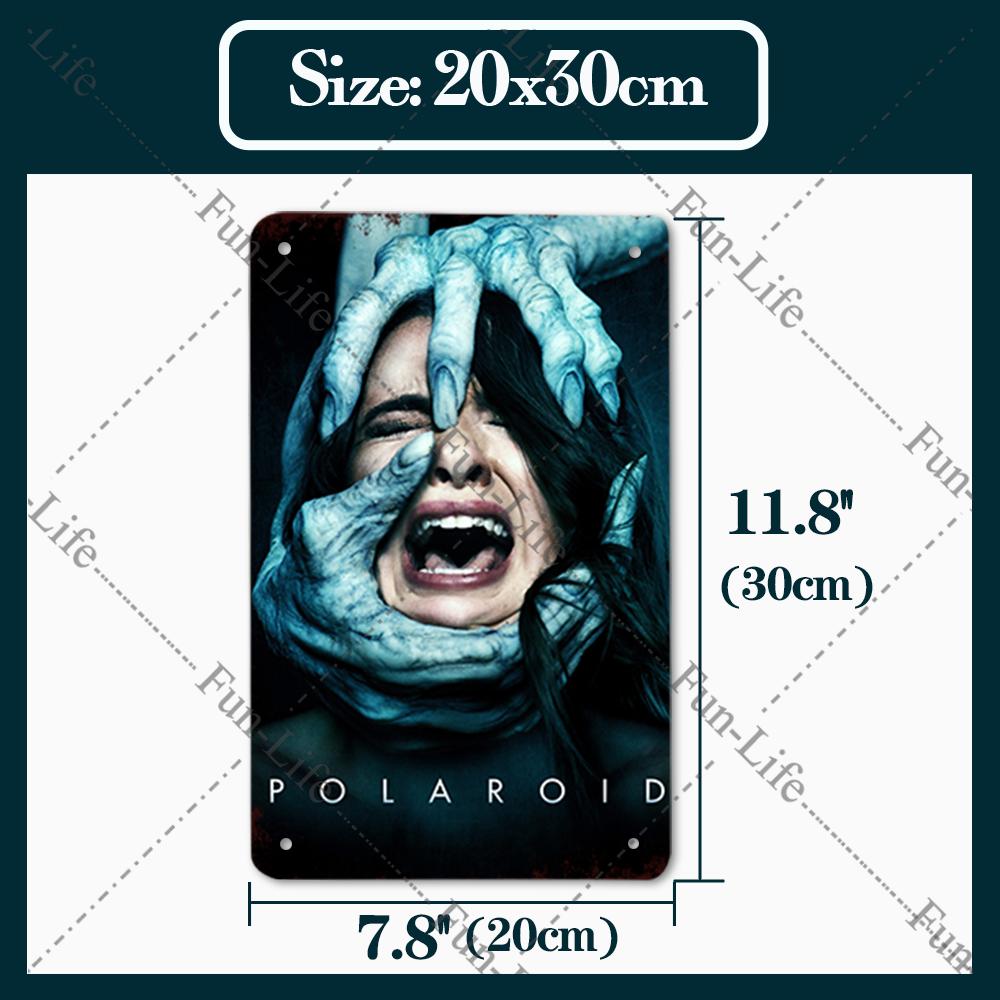 Наклейки на стену из металла с винтажными фильмами ужасов для паба, бара, клуба, дома, настенная табличка в стиле ретро 20x30 см