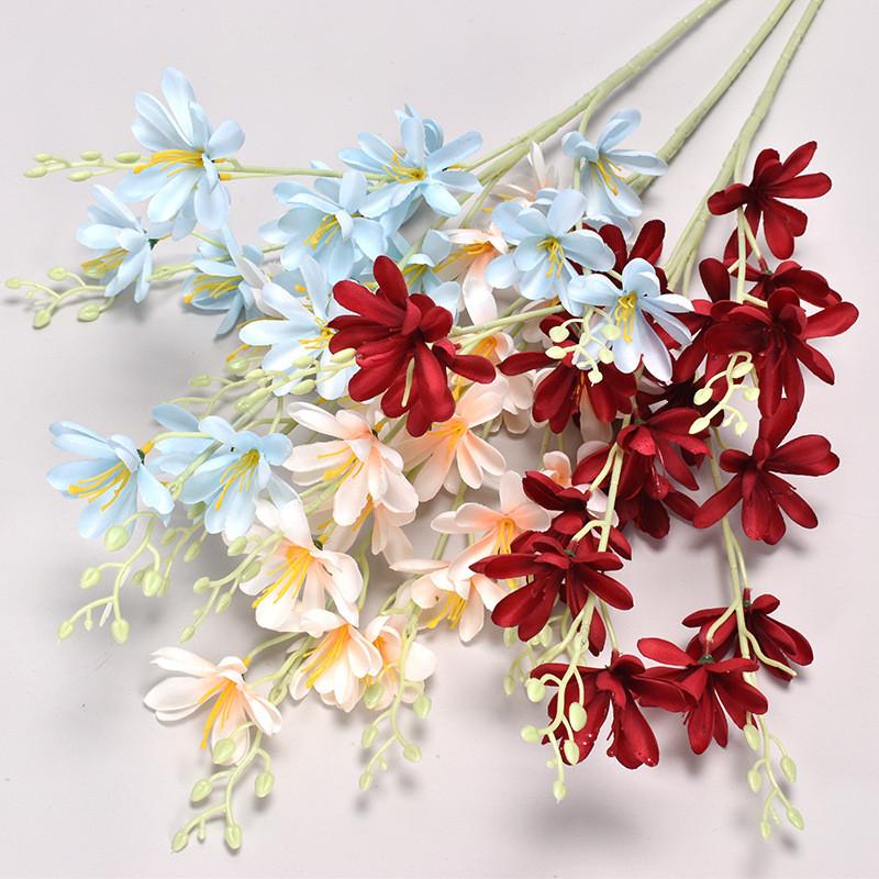 Liliflora Simulated Magnolia Desr Silk Flower Wedding Home Decor And Photography