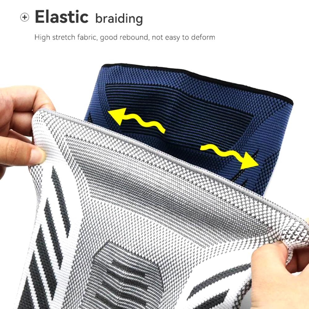 1 шт. спортивные компрессионные наколенники для спортзала, мужчин и женщин, эластичные наколенники с подпоркой, фитнес, волейбол, ортопедические наколенники