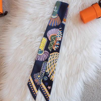 Роскошный длинный шарф с дизайном эполет для сумки Hermes Inspired Basket Bag Handle Styling Ins Trendy Accessories Бесплатная доставка