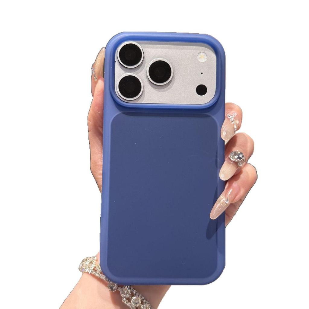 Силиконовый чехол Apple 17 Pro Max: Большое отверстие, Матовые кнопки AI, Подходит для iPhone 16