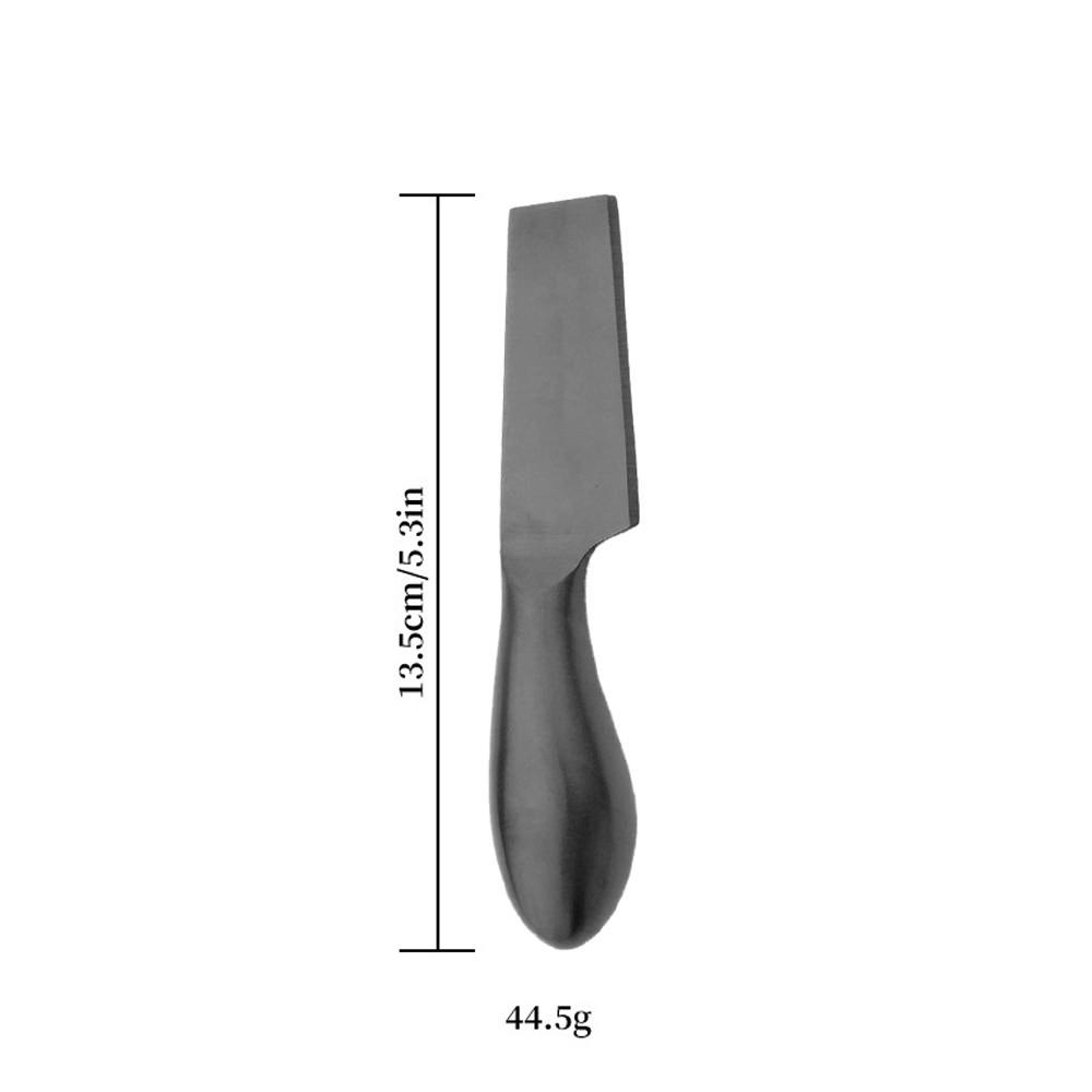 Набор матовых черных ножей для сыра, столовые приборы для сыра, нержавеющая сталь, нож для сыра, ручка, мини-нож, нож для масла, лопатка, вилка