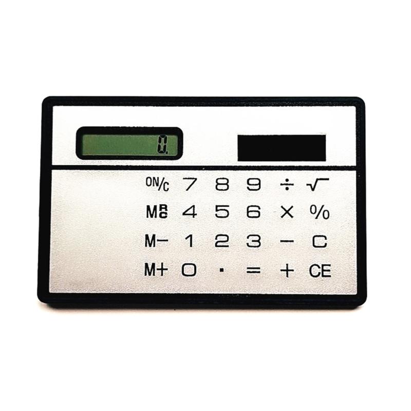 OFBK Small Pocket Calculator Solar Powered Calculator 8 Digit Calculator Mini Thin Body Portable Basic Standard Calculator