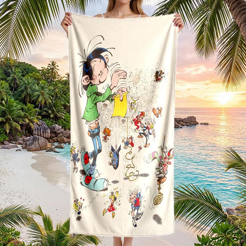 Large Beach Towel Quick Dry Absorbent Towel For Beach IndoorGaston Lagaffe