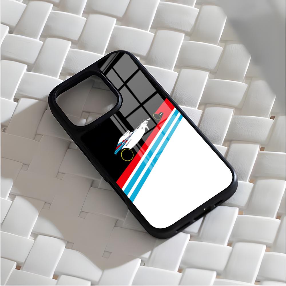 Гоночный чехол M-Martini для iPhone 17 Air 16 15 14 13 12 11 Pro Max Mini Fundas Shell PC+TPU