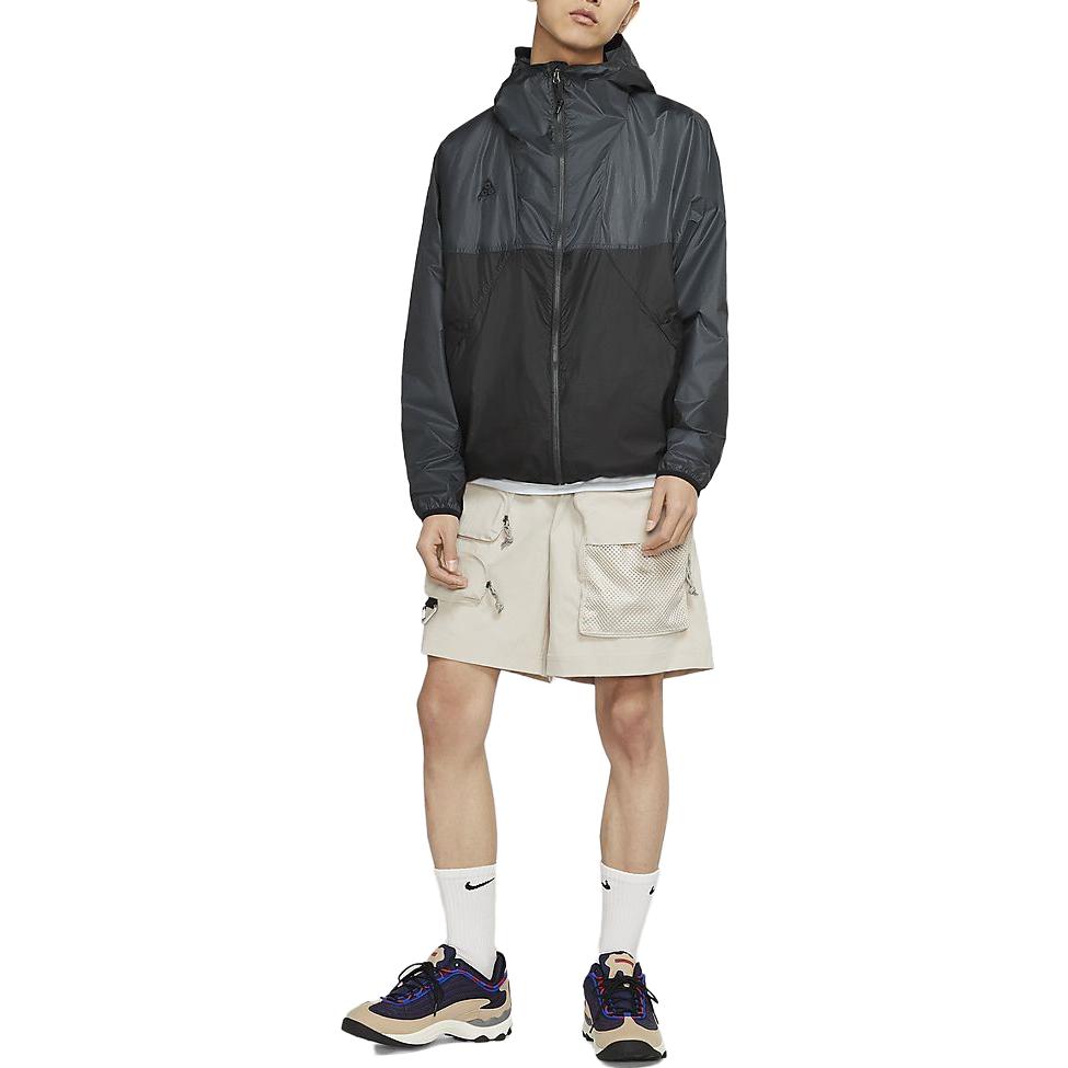 Nike ACG Спортивная куртка с капюшоном Мужская верхняя одежда Черный CK7239-010