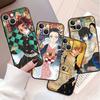 Мягкий чехол для Apple iPhone 11 13 Pro Max 14 12 Mini 7 8 Plus X XS XR SE 2020 6 6S 5 5S, чехол для телефона Funda Demon Slayer Art Shell