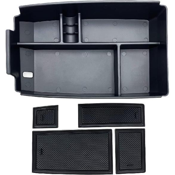 JOJOMARK Compatible With Ford Escape 2024 2025, Bronco Sport - 2024 2025 Accessories Center Console Tray Organizer, Armrest Secondary Storage Box