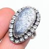 Natural Dendrite Opal Gemstone 925 Sterling Silver Jewelry Ring Size 8.5 c0B04