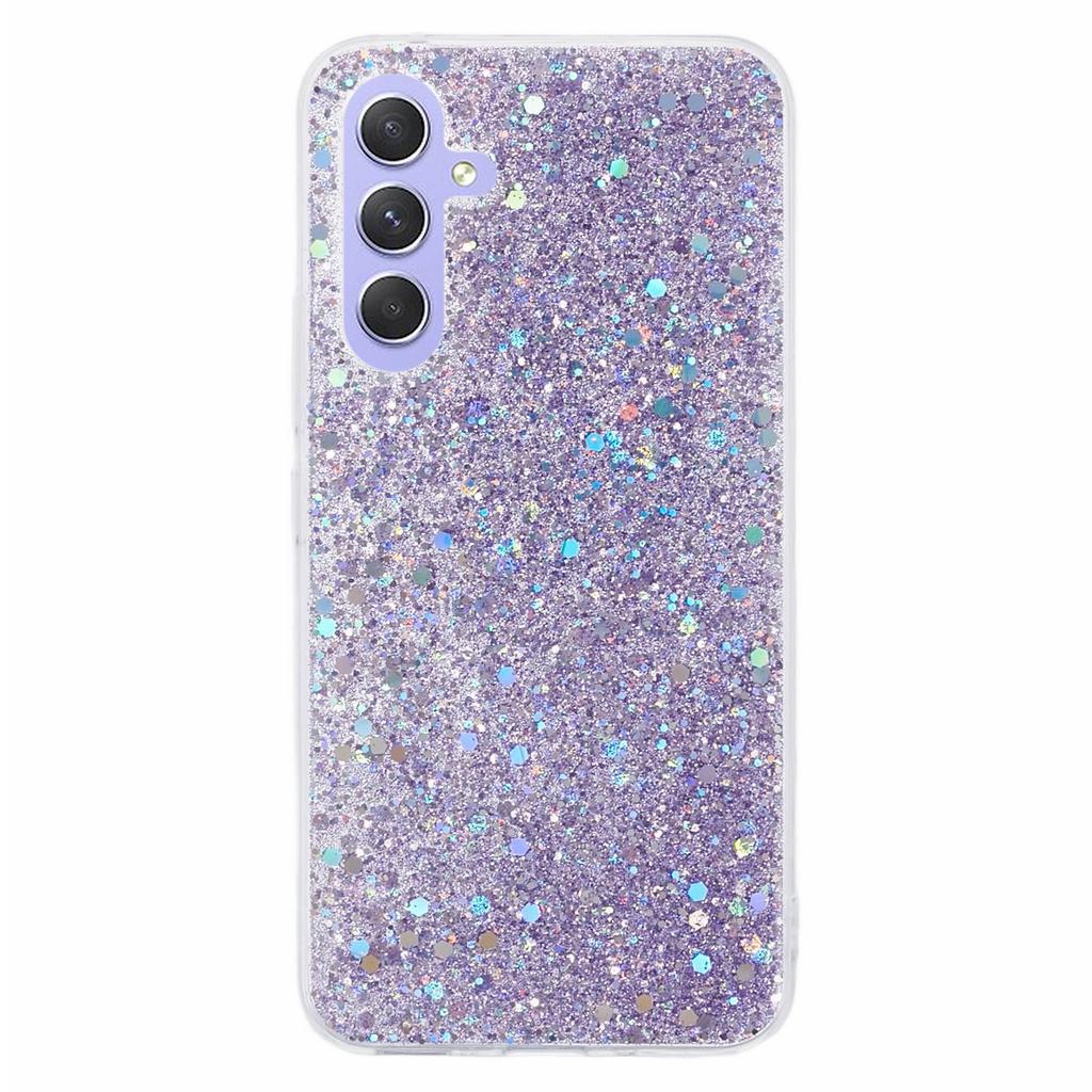 For Samsung Galaxy A35 5G Case Glittery Scratch-proof TPU Phone Shell
