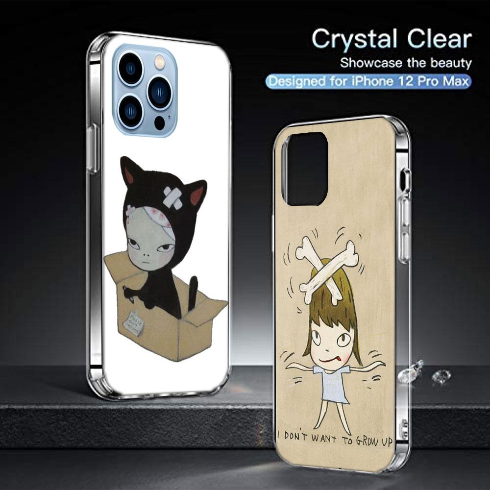Cute Nara Yoshitomo Art Cases Phone Case For Iphone 17E 16E 17 Air 16 Pro Max 15 Pro 14 Plus 11 13 12 Mini Cover Cases Compatibl