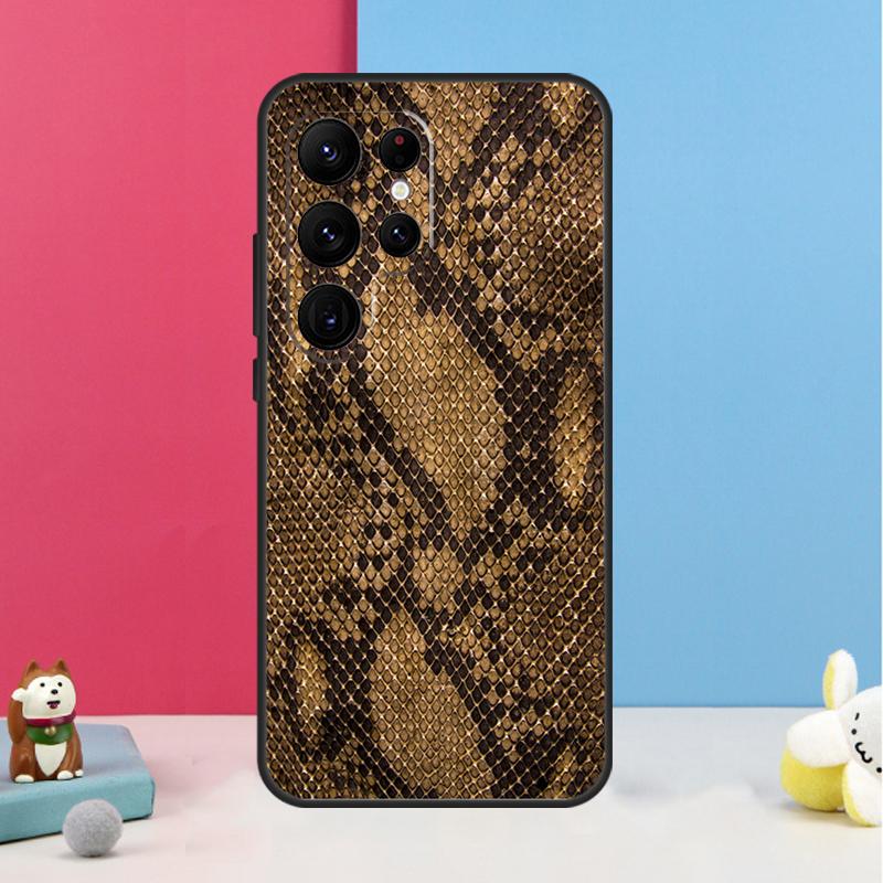 Чехол под змеиную кожу для Samsung Galaxy S26 S23 Ultra S20 S21 S22 S24 S25 Plus S10 S25 FE Задняя крышка