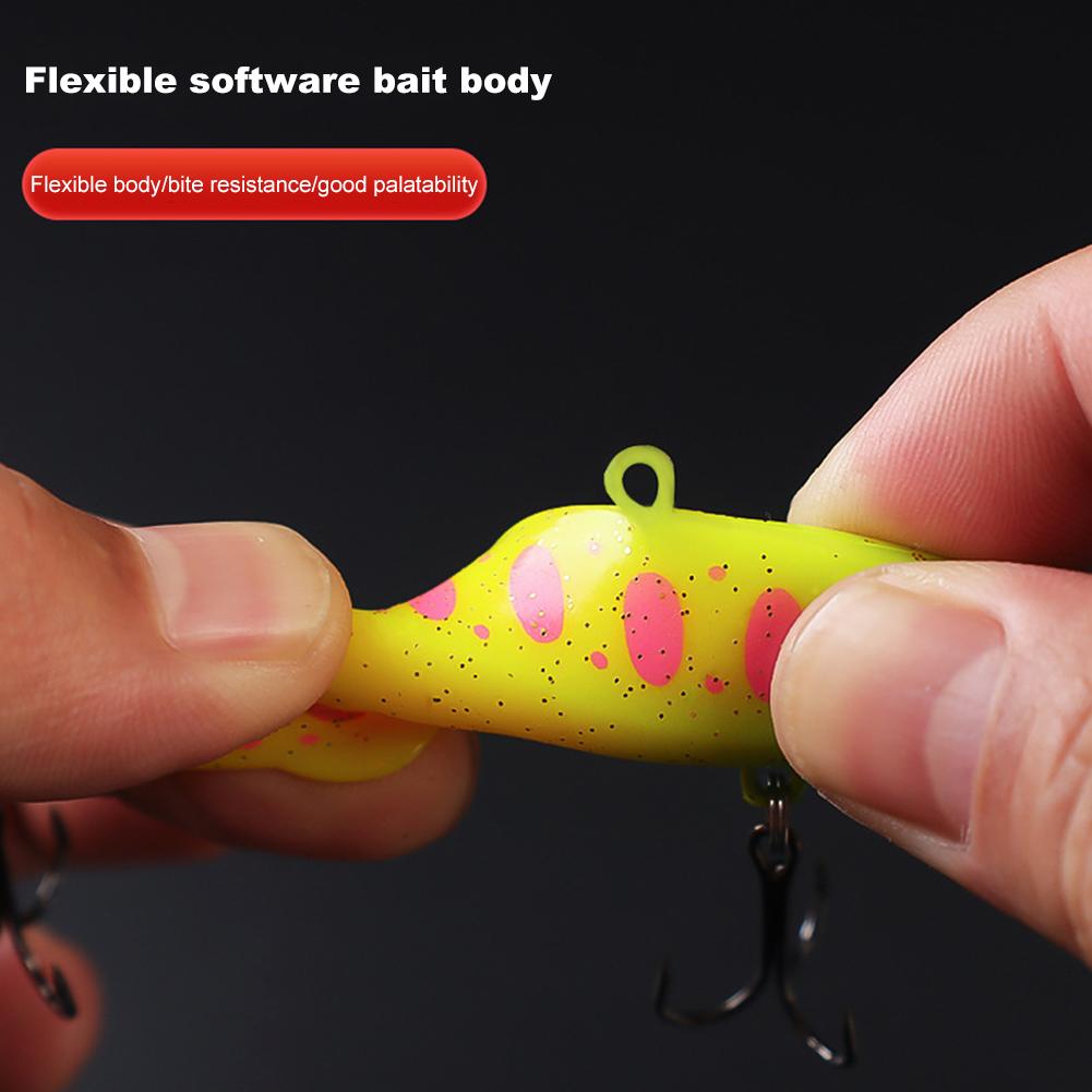 Силиконовые рыболовные приманки Мягкая рыболовная приманка 7,5 см 16 г Приманка для гольяна для окуней форели
