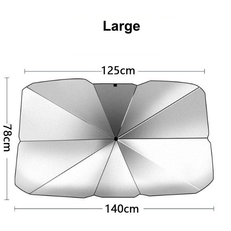 Солнцезащитный козырек на лобовое стекло автомобиля, складной автомобильный зонт, солнцезащитный козырек, УФ-блок, переднее окно автомобиля, защита автомобиля от ультрафиолета, солнца и тепла, лобовое стекло