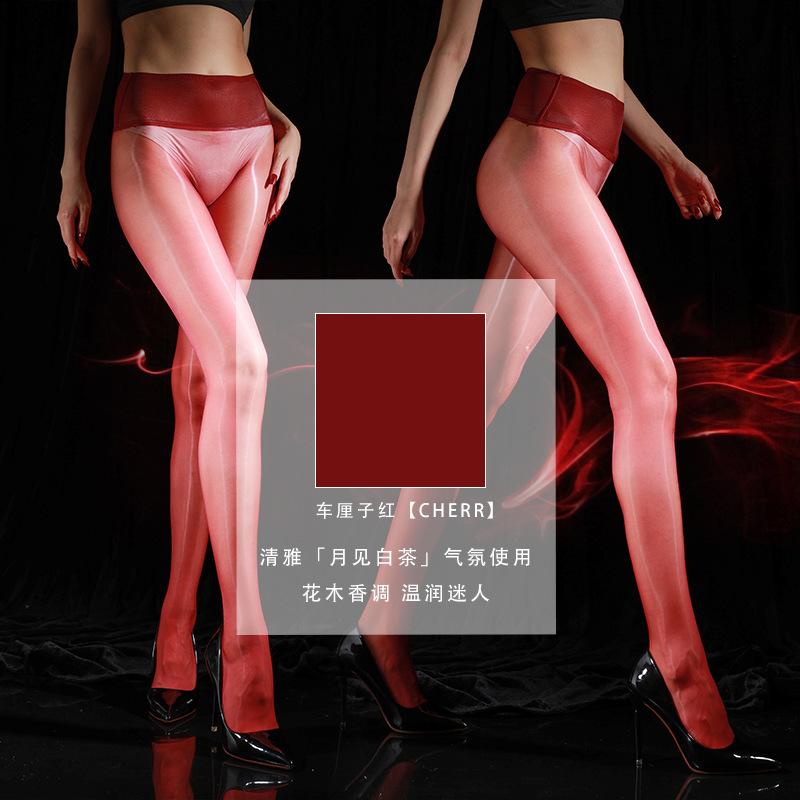 Женские чулки Сексуальные бесшовные 640-пиновые колготки Аврора Прозрачные Масляные Блестящие Ультратонкие Ультраэластичные Чулки с открытой ластовицей