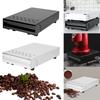 Stainless Steel Coffee Grounds Box Drawer Type Knock Case Bar Grindings Storage Container Espresso Knock Box for Coffee Ground