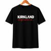 Черная хлопковая футболка Kirkland Стиль стритвир Унисекс