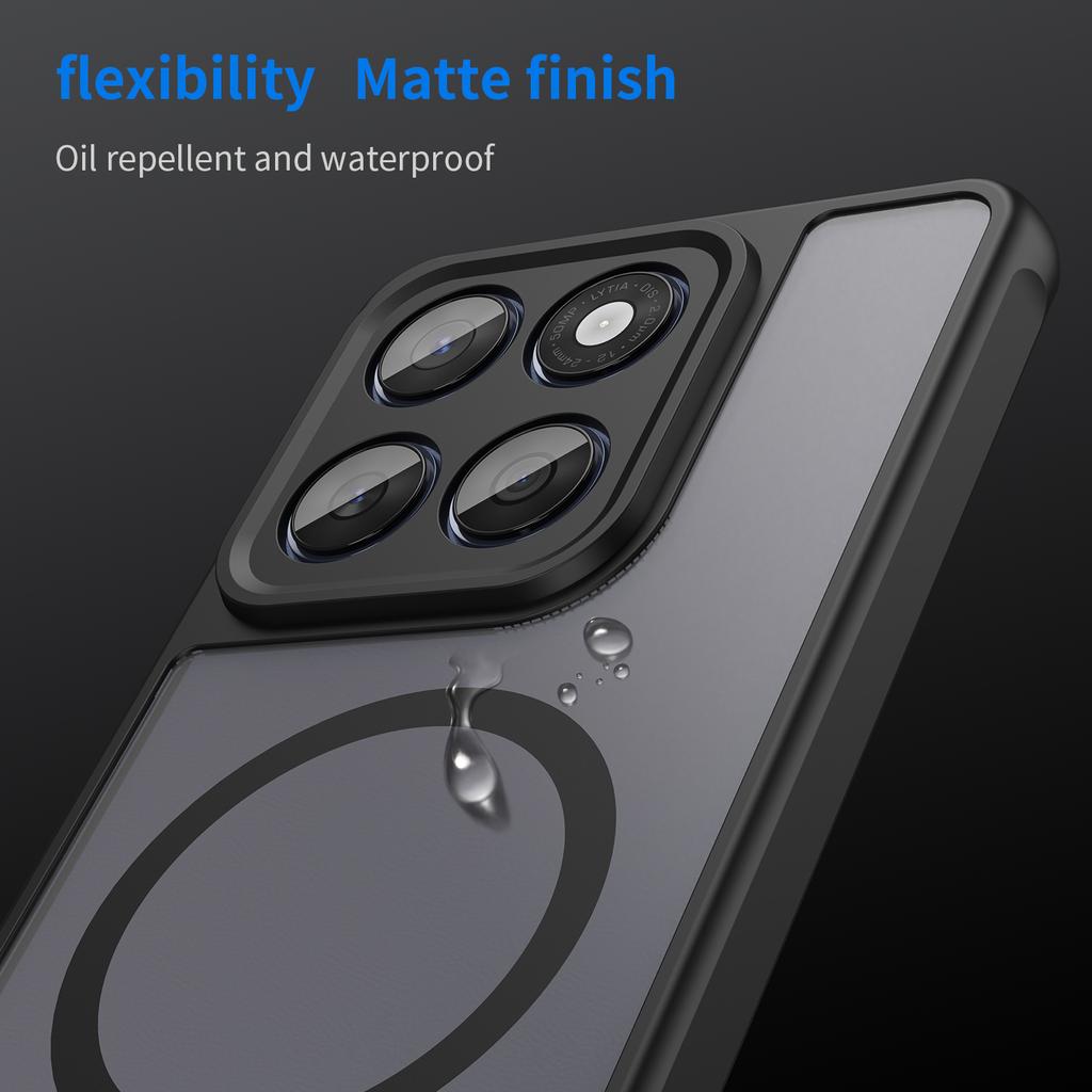Чехол для Motorola Moto Edge 60 Fusion Чехол Magsafe Для Moto Edge 60s Pro Матовый Прозрачный Магнитный Беспроводная Зарядка Ударопрочный Funda