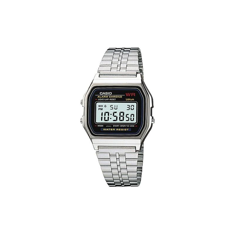 Casio Серия YOUTH - металлические маленькие квадраты, ретро-классика, кварцевый механизм, ремешок из нержавеющей стали, японские и корейские часы, A159WA-N1D