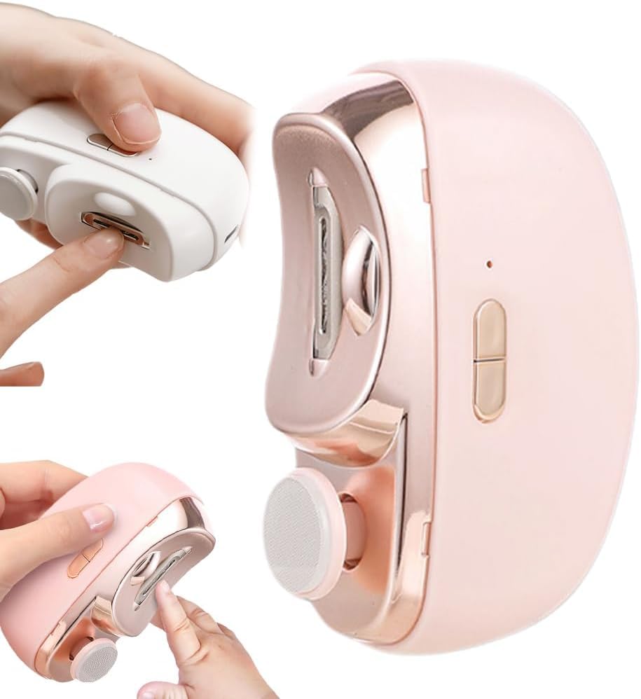 2-в-1 Электрический кусачки для ногтей Автоматический набор для ухода за ногтями Маникюрный триммер для ногтей Для взрослых Младенца Пальцы Ноги Ножницы Педикюр Толстые ногти Резак Точилка