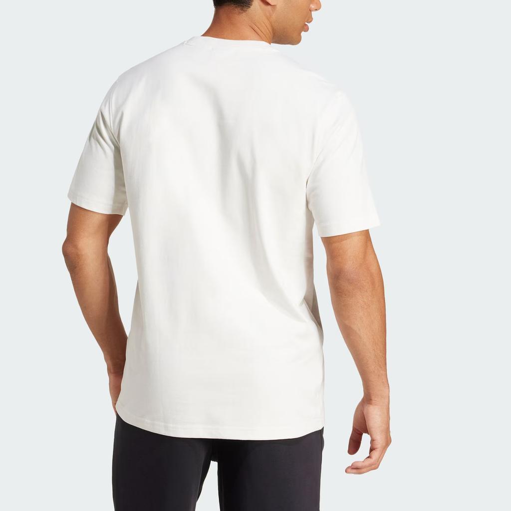 Adidas Оригинальная юбилейная серия к 125-летию Германии, повседневная футболка с коротким рукавом, мужская, белая, JD7139