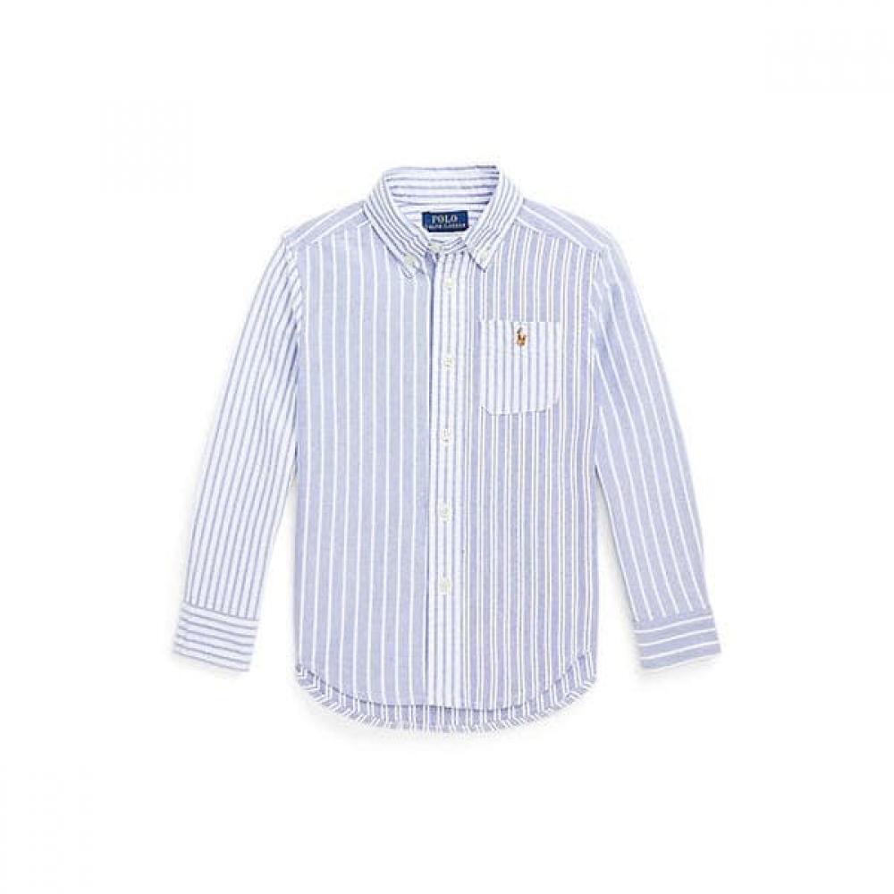 Polo Kids Stripe Cotton Oxford Fun Shirt Cwpowovt6820356999
